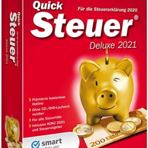 Lexware Quicksteuer Deluxe 2026 | für die Steuererklärung 2026