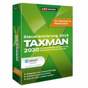 Lexware TAXMAN 2026 für Rentner und Pensionäre | Windows